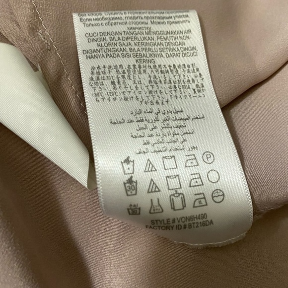 BCBGMaxazria Kollin Mauve Rose Maxi Dress Sz S - Picture 15 of 16